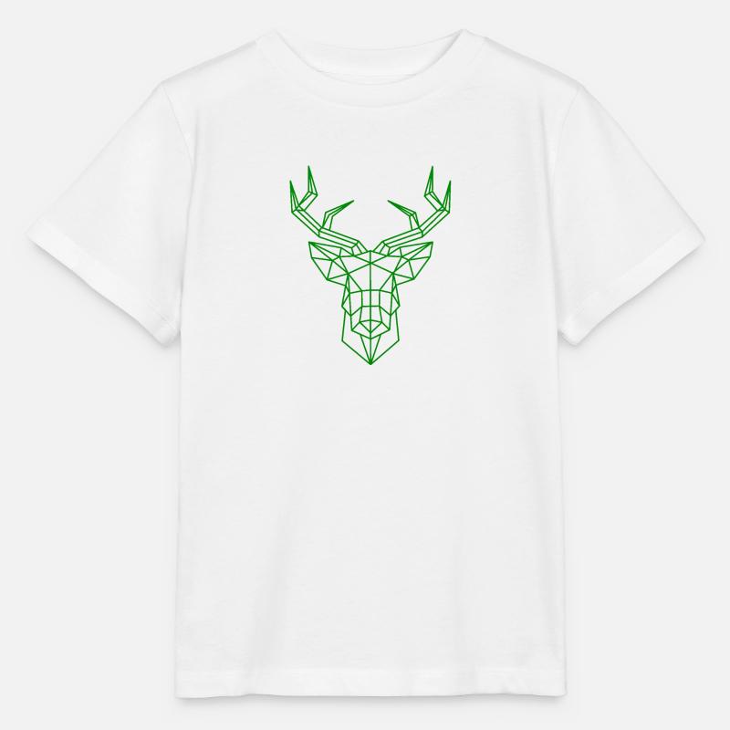 cerf - T-shirt bio MINI CREATOR Stanley/Stella Enfant - blanc