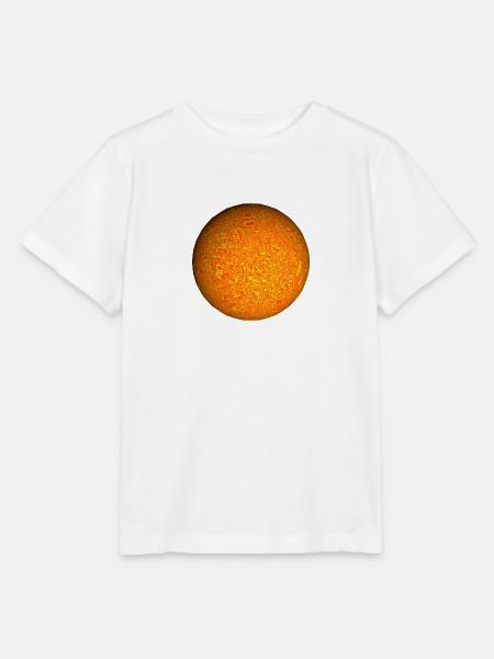 Feuer Planet Sonne - Stanley/Stella Kinder T-Shirt MINI CREATOR - Weiß
