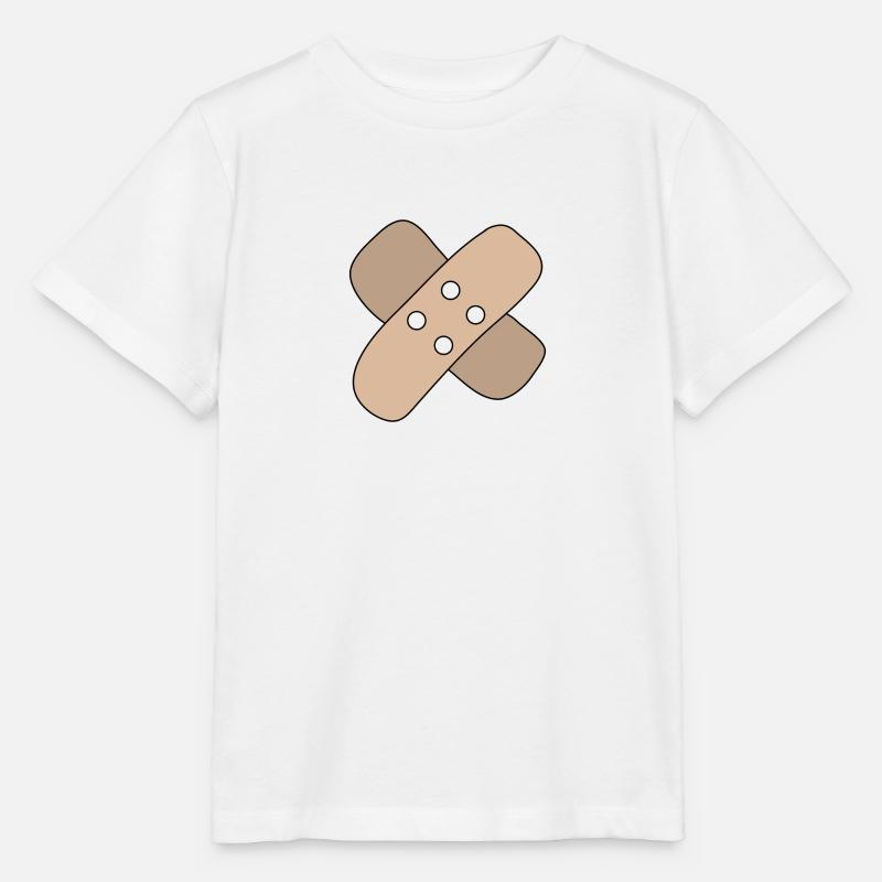 Patch, blessure, blessure, guérison, idée cadeau - T-shirt bio MINI CREATOR Stanley/Stella Enfant - blanc
