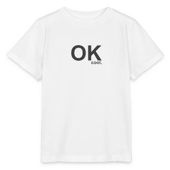 OK cool. - Stanley/Stella Kinder T-Shirt MINI CREATOR  - Weiß - Vorne - Maike (125cm)