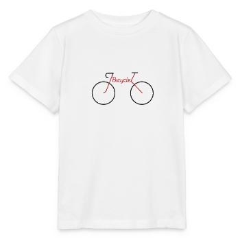 bicycle - Stanley/Stella MINI CREATOR Kids’ T-Shirt - white - Front - Maike (125cm)