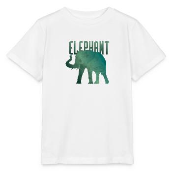 Elephant elephant elephant cow gift - Stanley/Stella MINI CREATOR Kids’ T-Shirt - white - Front - Maike (125cm)