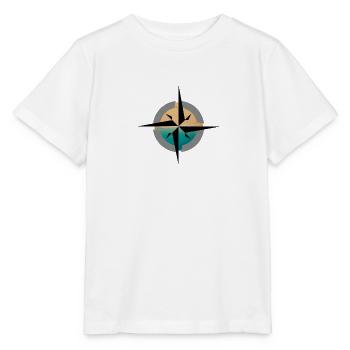 Kompass Urlaub Süden - Stanley/Stella Kinder T-Shirt MINI CREATOR  - Weiß - Vorne - Maike (125cm)