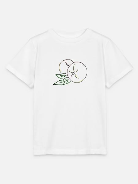 Pfirsich - Stanley/Stella Kinder T-Shirt MINI CREATOR - Weiß