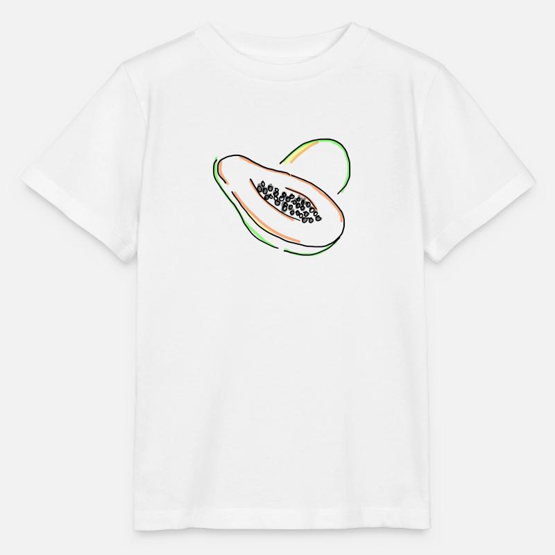 papaye - T-shirt bio MINI CREATOR Stanley/Stella Enfant - blanc
