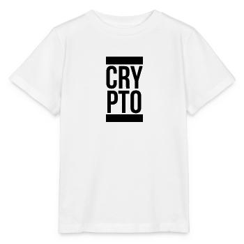 Crypto Devise Hodler Blockchain crypto cadeau - T-shirt bio MINI CREATOR Stanley/Stella Enfant - blanc - Devant - Maike (125cm)
