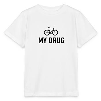 Vélo disant - T-shirt bio MINI CREATOR Stanley/Stella Enfant - blanc - Devant - Maike (125cm)