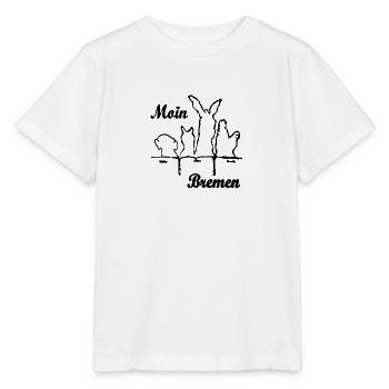 Moin de Brême avec les musiciens de la ville - T-shirt bio MINI CREATOR Stanley/Stella Enfant - blanc - Devant - Maike (125cm)