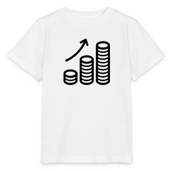 Return money interest growth - Stanley/Stella MINI CREATOR Kids’ T-Shirt - white - Front - Maike (125cm)