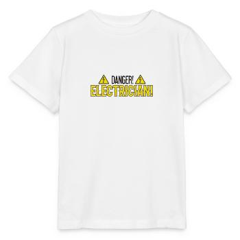 electrician - Stanley/Stella MINI CREATOR Kids’ T-Shirt - white - Front - Maike (125cm)