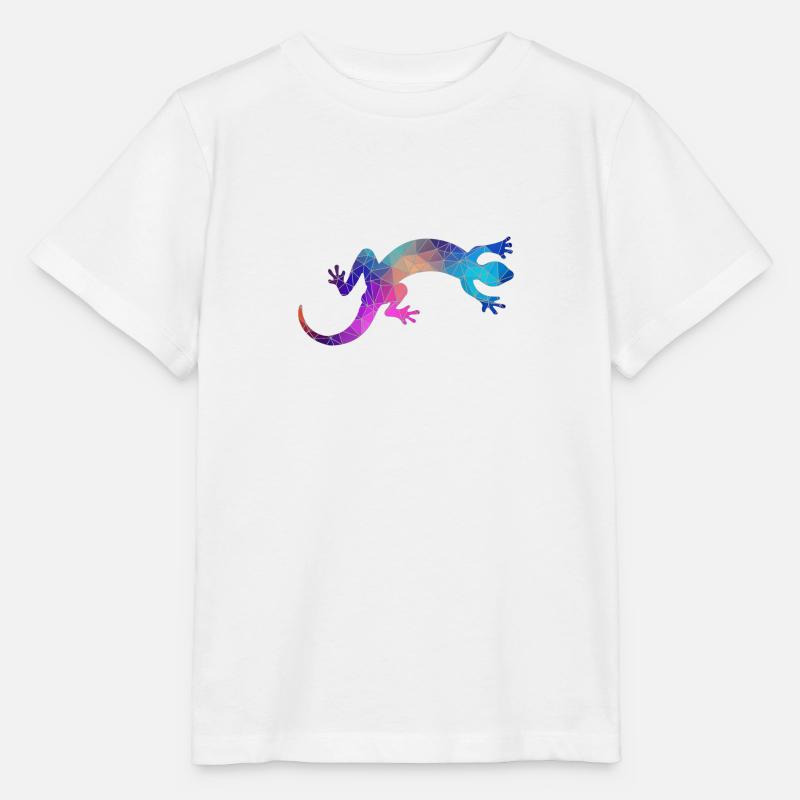Gecko - Stanley/Stella Kinder T-Shirt MINI CREATOR  - Weiß