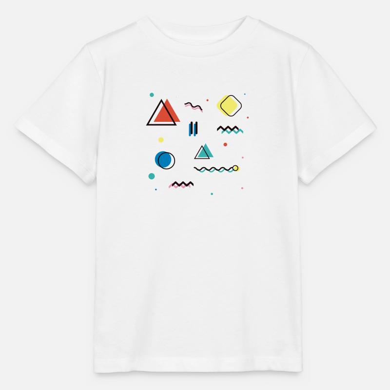 Abstrakte Geometrie - Stanley/Stella Kinder T-Shirt MINI CREATOR - Weiß