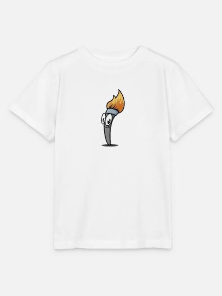 Cooler Pinsel - Stanley/Stella Kinder T-Shirt MINI CREATOR - Weiß