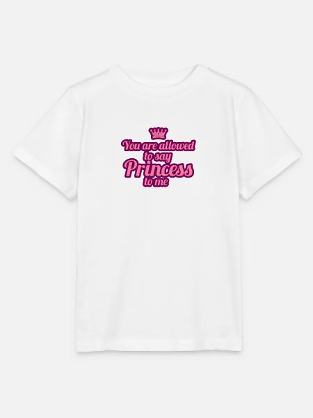princess - Stanley/Stella Kinder T-Shirt MINI CREATOR - Weiß