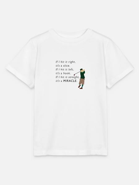 Lustiger Golf Spruch für Golfer - Stanley/Stella Kinder T-Shirt MINI CREATOR  - Weiß