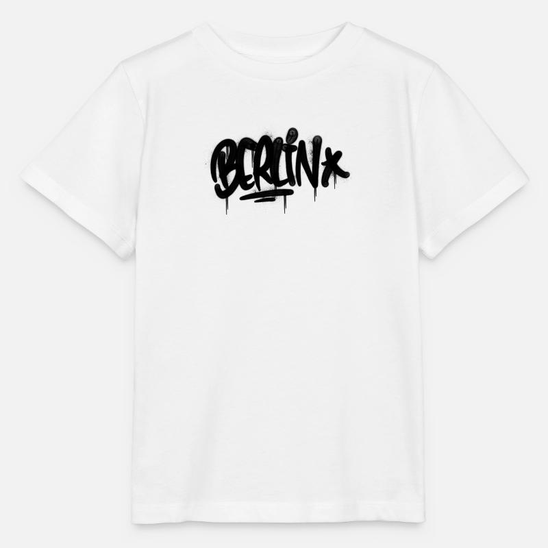 BERLIN Graffiti - Stanley/Stella Kinder T-Shirt MINI CREATOR  - Weiß
