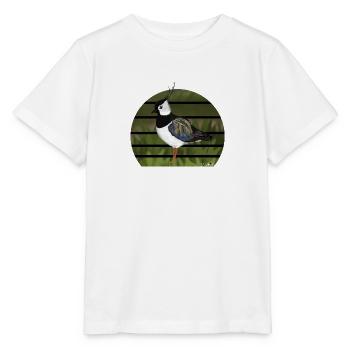 jz.birds Kiebitz Vogel Design - Stanley/Stella Kinder T-Shirt MINI CREATOR  - Weiß - Vorne - Maike (125cm)