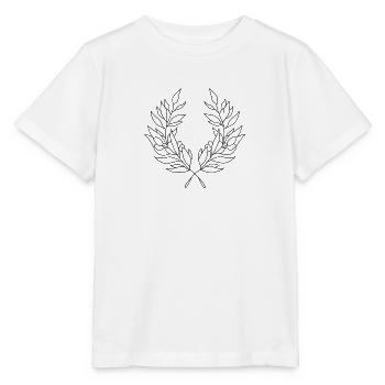 couronne - T-shirt bio MINI CREATOR Stanley/Stella Enfant - blanc - Devant - Maike (125cm)