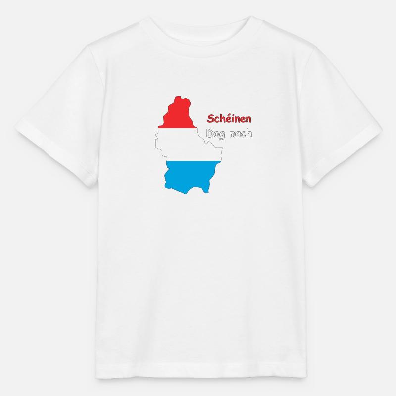 Luxembourg - T-shirt bio MINI CREATOR Stanley/Stella Enfant - blanc