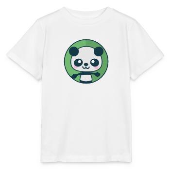 Panda will eine Umarmung - Stanley/Stella Kinder T-Shirt MINI CREATOR  - Weiß - Vorne - Maike (125cm)