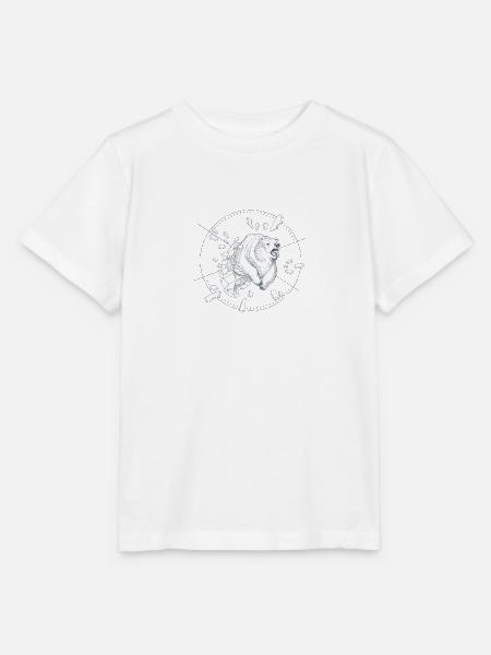 Ice Bear - Stanley/Stella Kinder T-Shirt MINI CREATOR  - Weiß