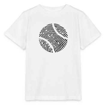 Fingerprint DNA DNA Tennis Ball Tennis ball in my - Stanley/Stella MINI CREATOR Kids’ T-Shirt - white - Front - Maike (125cm)