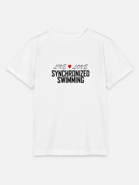 Live Love Synchronschwimmen - Stanley/Stella Kinder T-Shirt MINI CREATOR - Weiß