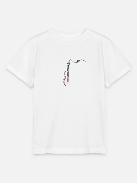 Cello One LIne - Stanley/Stella Kinder T-Shirt MINI CREATOR  - Weiß