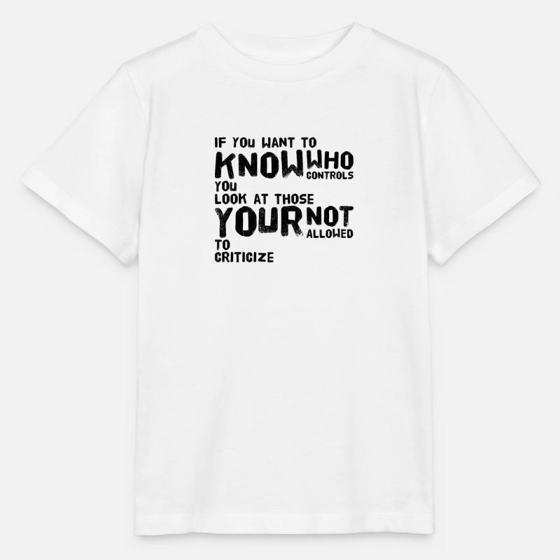 La censure - T-shirt bio MINI CREATOR Stanley/Stella Enfant - blanc