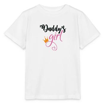 daddys Girl Dad - Stanley/Stella Kinder T-Shirt MINI CREATOR  - Weiß - Vorne - Maike (125cm)