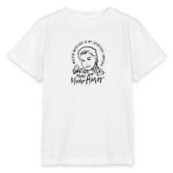 Walter Mercado - Mucho Mucho Amor black - Stanley/Stella MINI CREATOR Kids’ T-Shirt - white - Front - Maike (125cm)