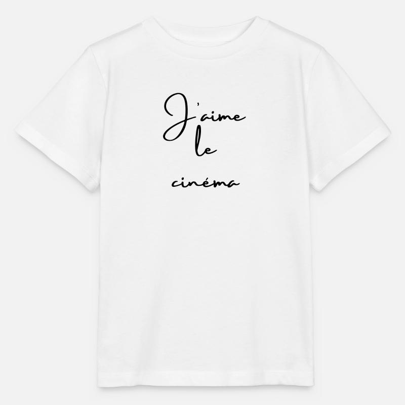 J'AIME LE CINÉMA - T-shirt bio MINI CREATOR Stanley/Stella Enfant - blanc