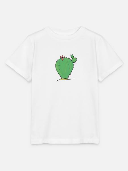 KAKTUS CACTUS - Stanley/Stella Kinder T-Shirt MINI CREATOR - Weiß