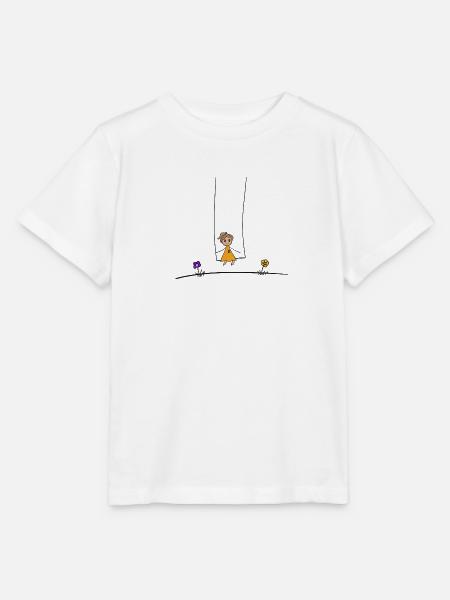 Schaukel - Stanley/Stella Kinder T-Shirt MINI CREATOR  - Weiß