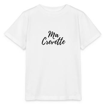MA CREVETTE - T-shirt bio MINI CREATOR Stanley/Stella Enfant - blanc - Devant - Maike (125cm)