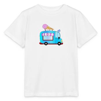 Eis - Stanley/Stella Kinder T-Shirt MINI CREATOR  - Weiß - Vorne - Maike (125cm)