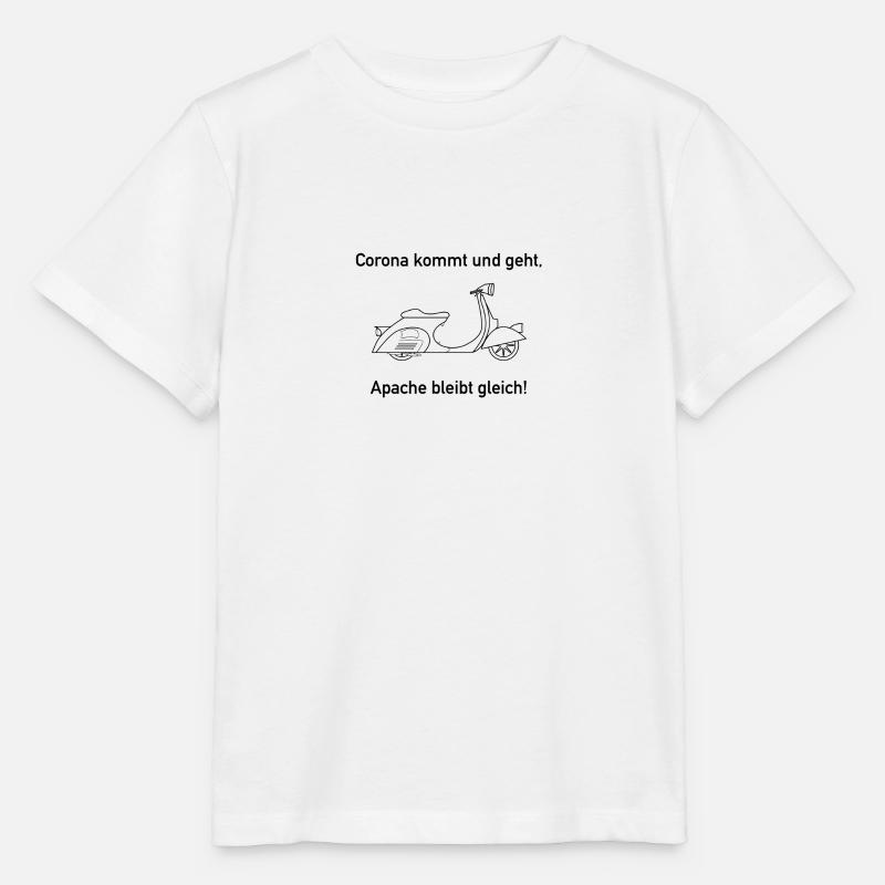 Apache Corona Roller - Stanley/Stella Kinder T-Shirt MINI CREATOR  - Weiß