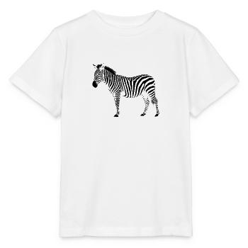 Zebrastreifen - Tier - Urlaub - Afrika - Stanley/Stella Kinder T-Shirt MINI CREATOR  - Weiß - Vorne - Maike (125cm)