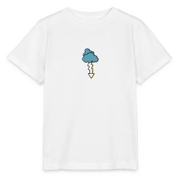Gewitter - Stanley/Stella Kinder T-Shirt MINI CREATOR  - Weiß - Vorne - Maike (125cm)