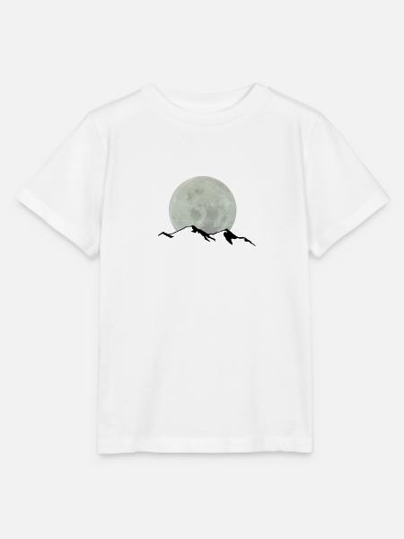 moon mountain - Stanley/Stella Kinder T-Shirt MINI CREATOR - Weiß