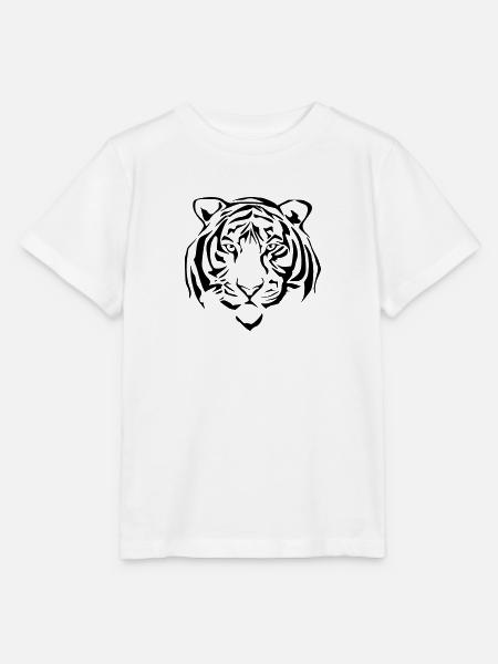 Tiger - Stanley/Stella Kinder T-Shirt MINI CREATOR  - Weiß