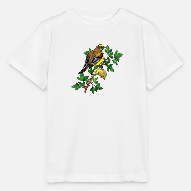 oiseau - T-shirt bio MINI CREATOR Stanley/Stella Enfant - blanc