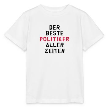 Politiker Politikerin Politik Bürgermeister Wahlen - Stanley/Stella Kinder T-Shirt MINI CREATOR  - Weiß - Vorne - Maike (125cm)