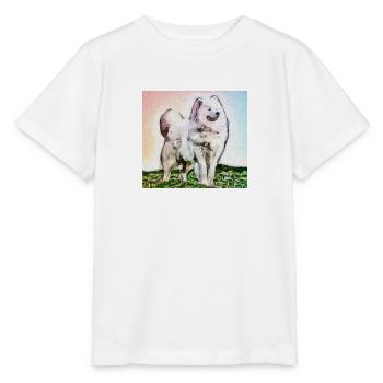 Dog, dog - Stanley/Stella MINI CREATOR Kids’ T-Shirt - white - Front - Maike (125cm)