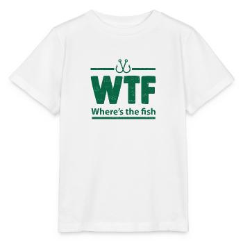 Where is the fish? - Gift - Stanley/Stella MINI CREATOR Kids’ T-Shirt - white - Front - Maike (125cm)