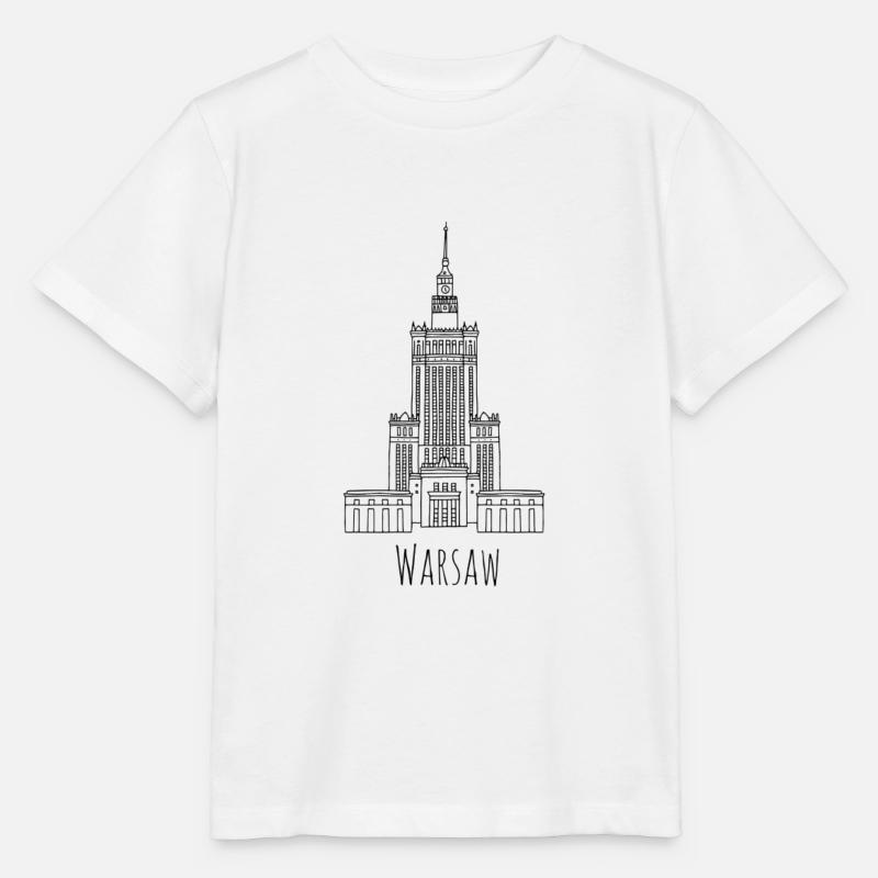 Varsovie - T-shirt bio MINI CREATOR Stanley/Stella Enfant - blanc