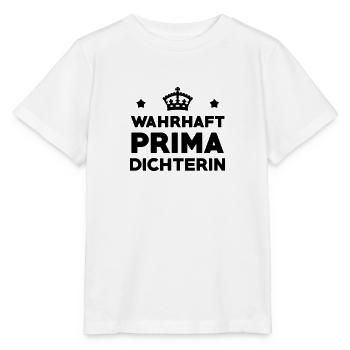 Dichter - Dichterin - Dichtung - Träumer - Gedicht - Stanley/Stella Kinder T-Shirt MINI CREATOR  - Weiß - Vorne - Maike (125cm)