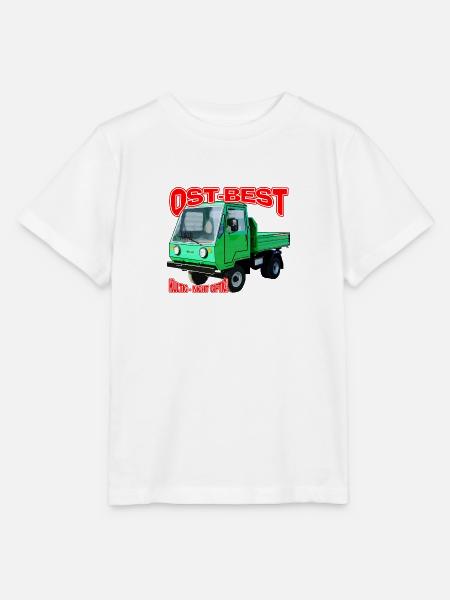 Multicar M25 bunt - Stanley/Stella Kinder T-Shirt MINI CREATOR - Weiß