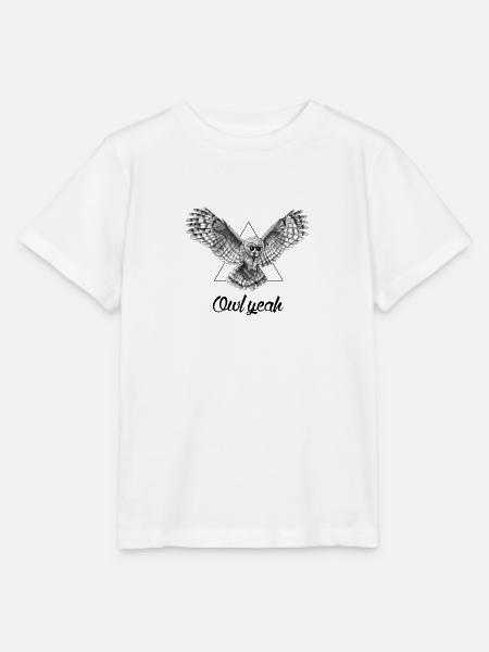 Ja Owl - Stanley/Stella Kinder T-Shirt MINI CREATOR - Weiß