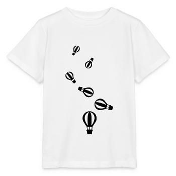 Heißluftballon icon - Stanley/Stella Kinder T-Shirt MINI CREATOR  - Weiß - Vorne - Maike (125cm)